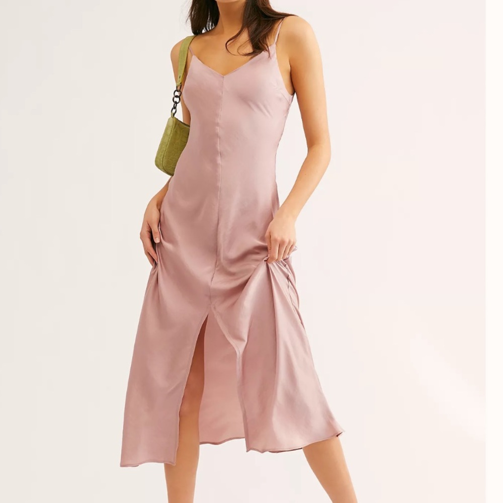 Free People Pink Maxi Dress